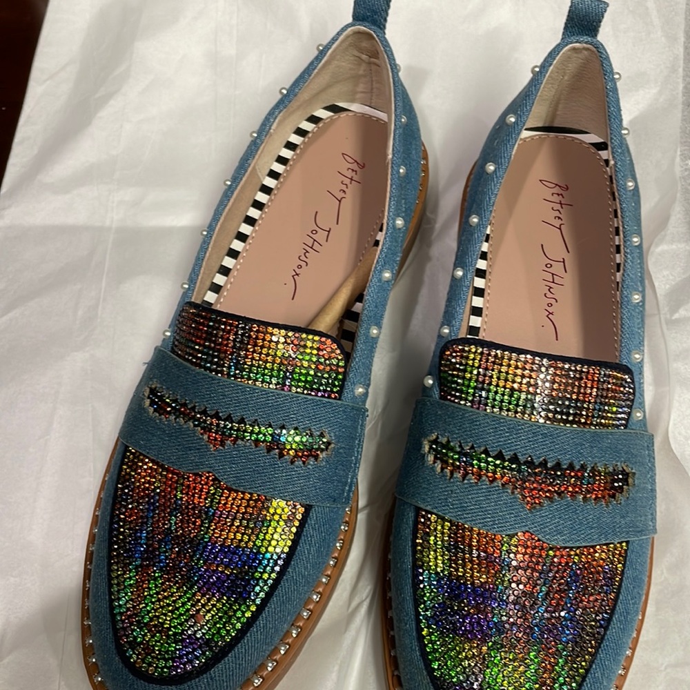 Halliee Betsy Johnson denim shoes